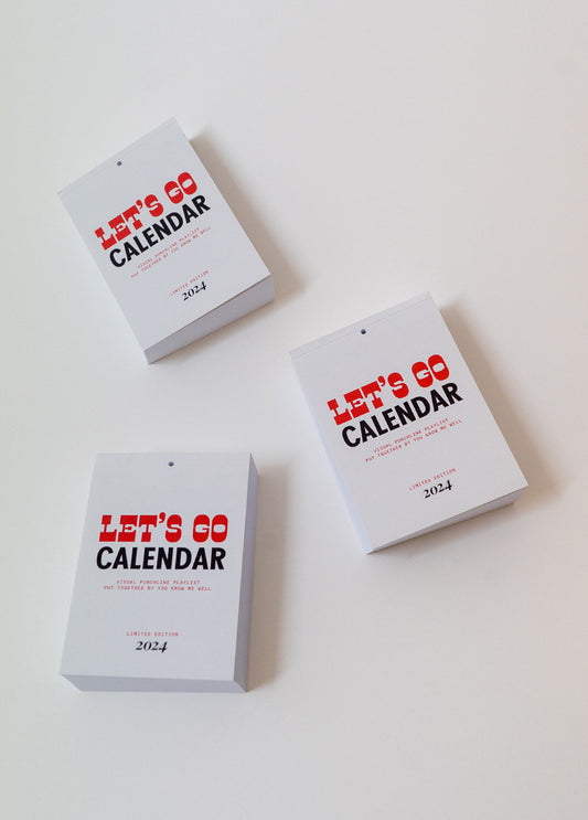 Let's Go Calendar 2024 Triple Pack (3x)