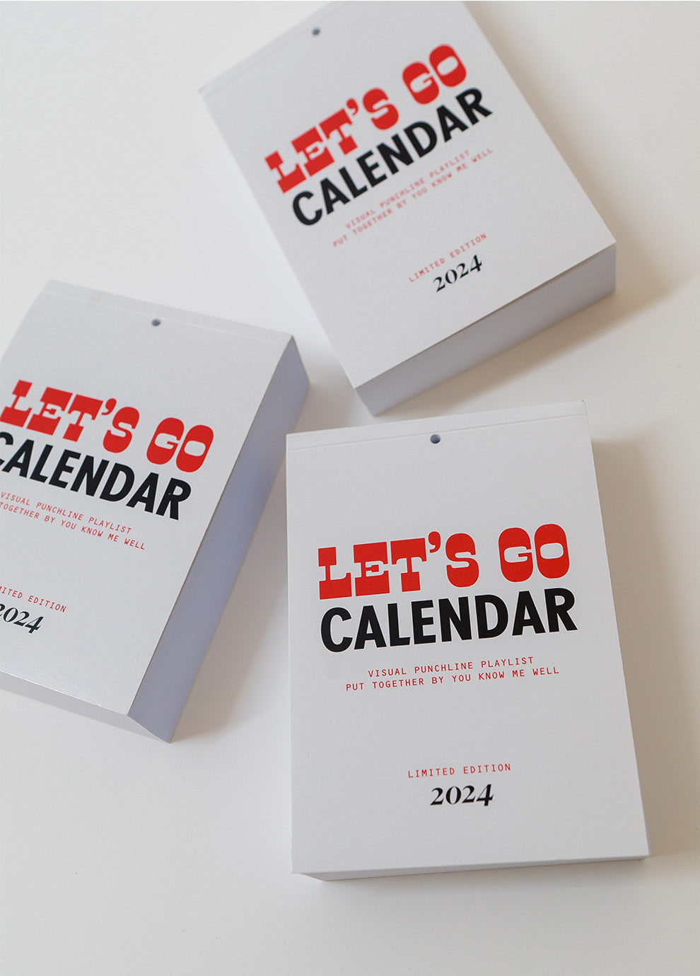Let's Go Calendar 2024 Triple Pack (3x)