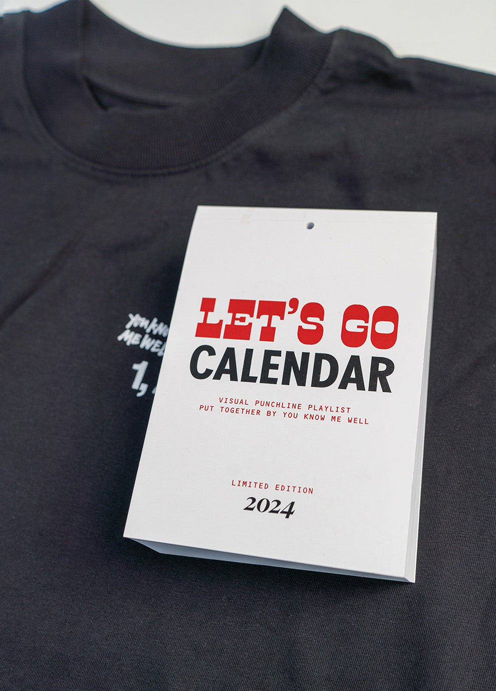 Let's Go Calendar 2024 & T-Shirt